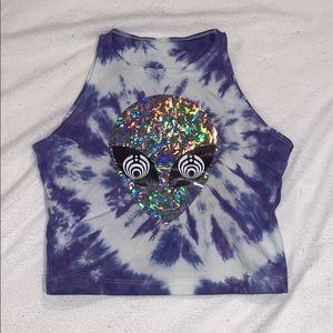Bassnectar Alien crop top
